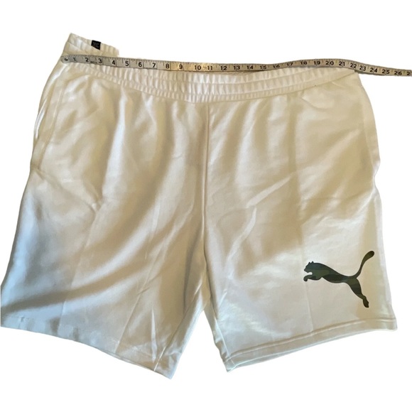 Men’s Shorts Plus Size 3XL PUMA Camo Element Cat Shorts White - Picture 3 of 11